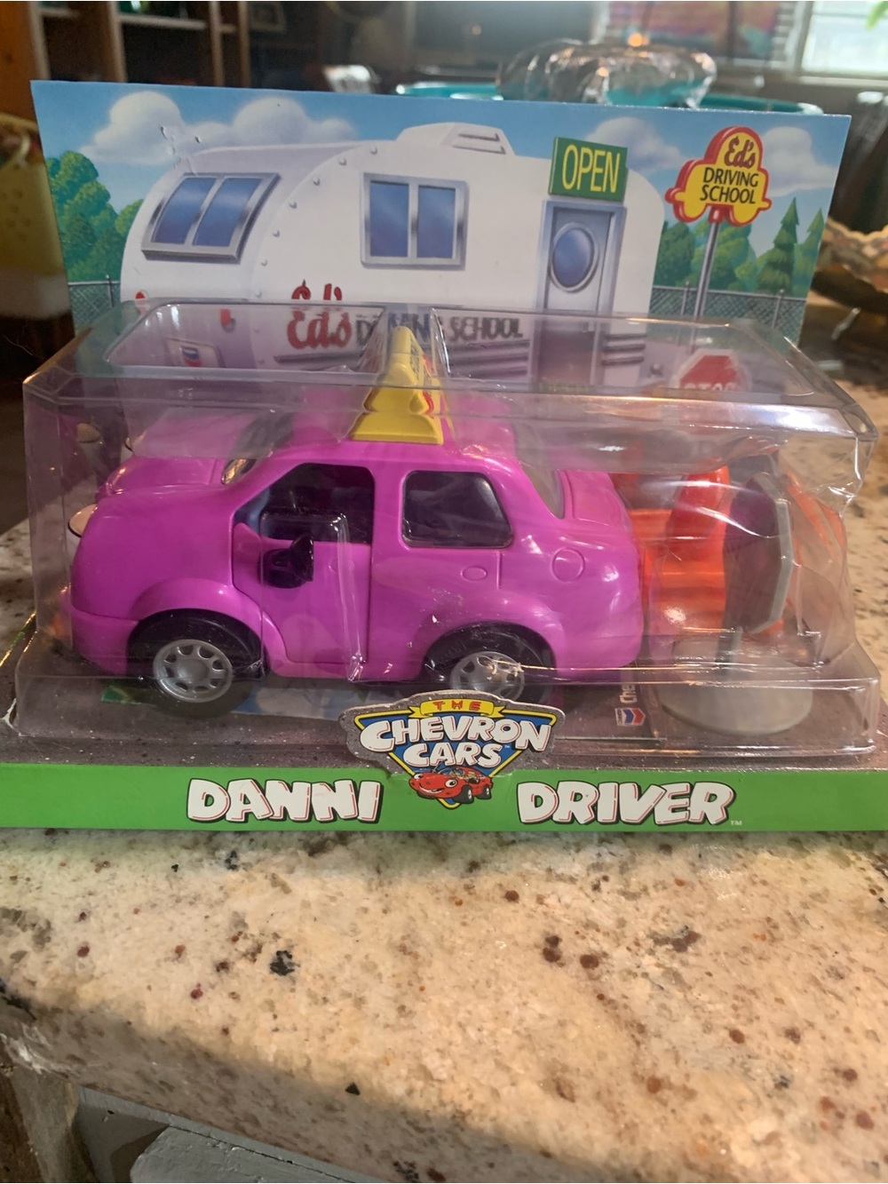 The chevron cars-Danni Driver Kids Toy Car - Bright Pink vintage